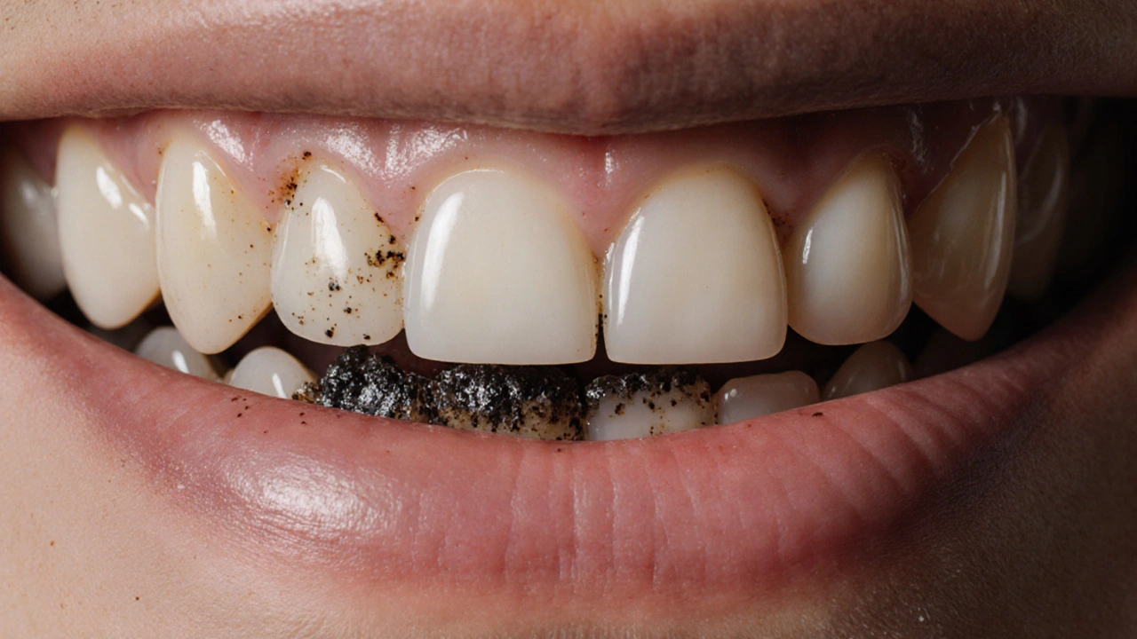 Černý zubní kámen: proč je důležité ho neignorovat