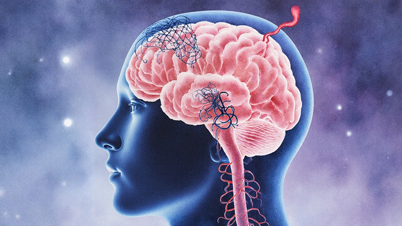 Zánět v ústech ovlivňující mozek a produkci melatonínu během spánku