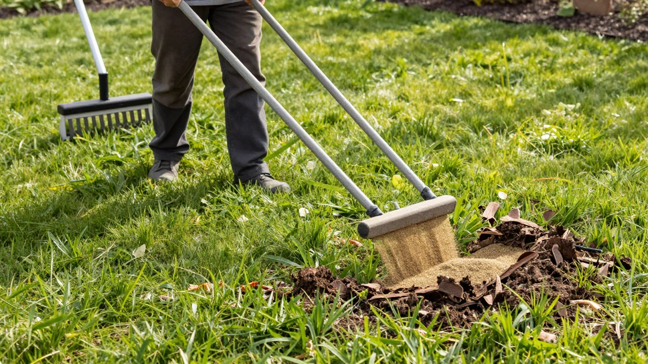 Jak správně pískovat trávník: průvodce pro bezproblémovou péči o trávník