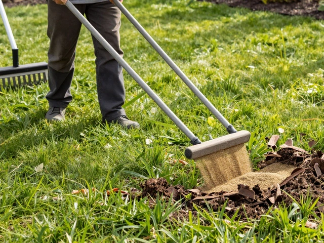 Jak správně pískovat trávník: průvodce pro bezproblémovou péči o trávník
