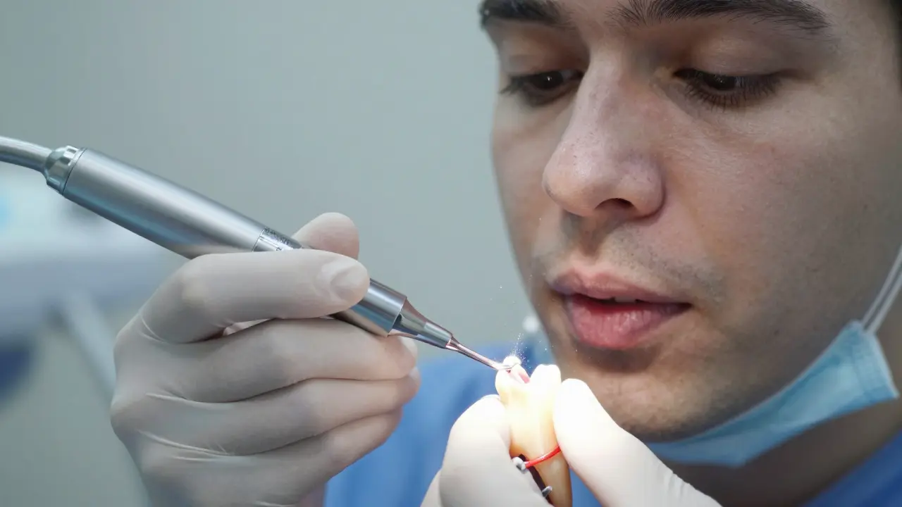 Broušení zubů: Jak pomáhá při přípravě a údržbě zubních korunek