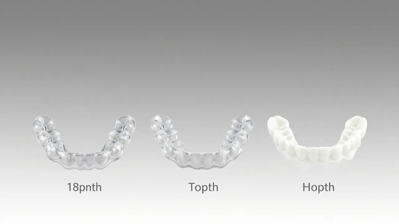 Postupné zarovnání zubů přes 18 měsíců pomocí přechodných snímacích rovnátek.