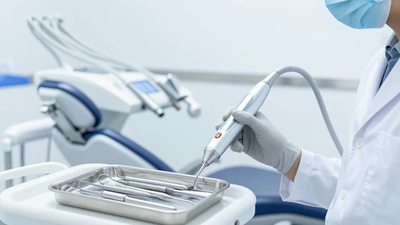 Moderní ultrazvukový nástroj v zubní ambulanci