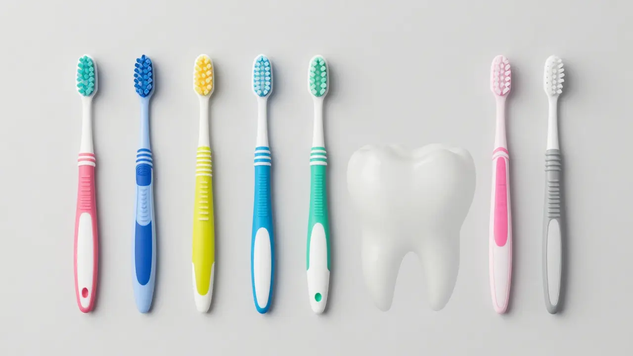 Sada barevných mezi-zubních kartáčků Curaprox různých velikostí