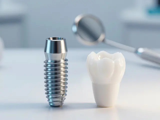 Porovnání materiálů pro zubní implantáty: Titán vs. Zirkonia