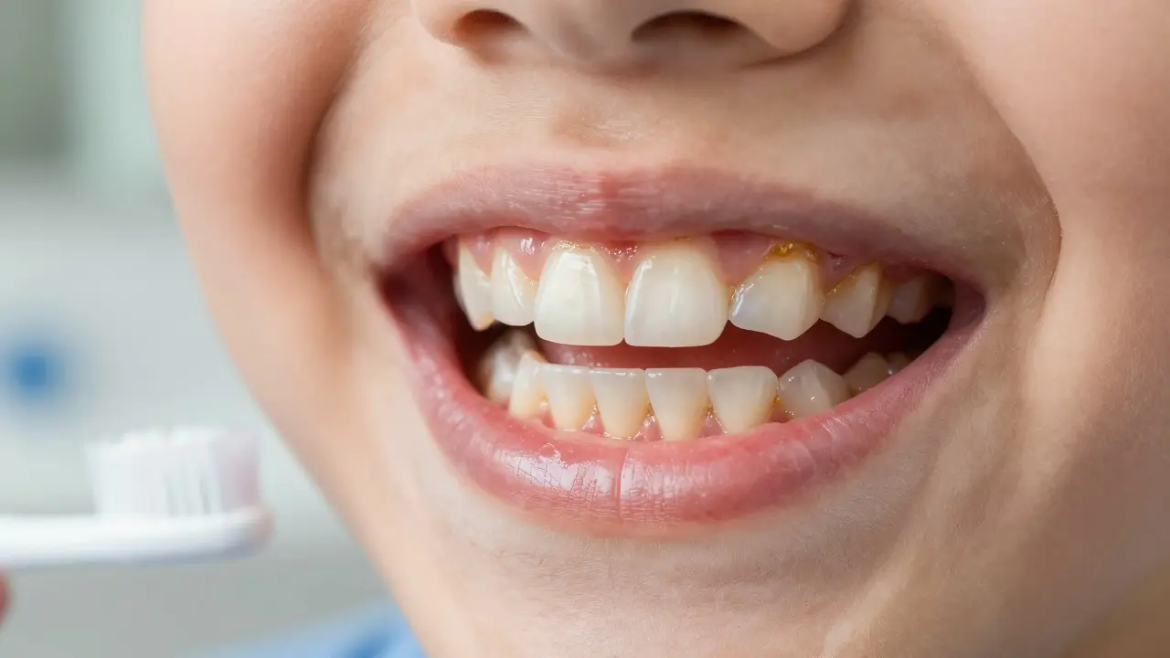 Zubní kámen u dětí: Dá se odstranit doma nebo je nutný zubař?