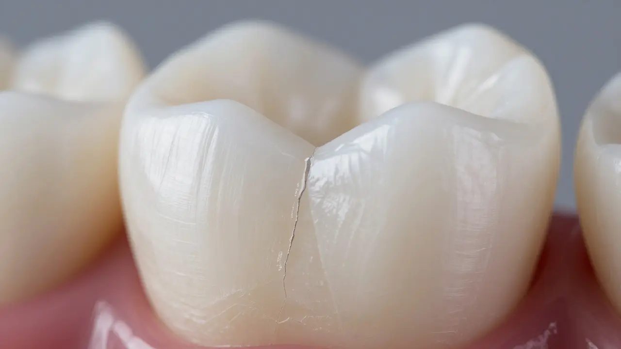 Jak vypadá prasklá sklovina? Příznaky, typy a řešení