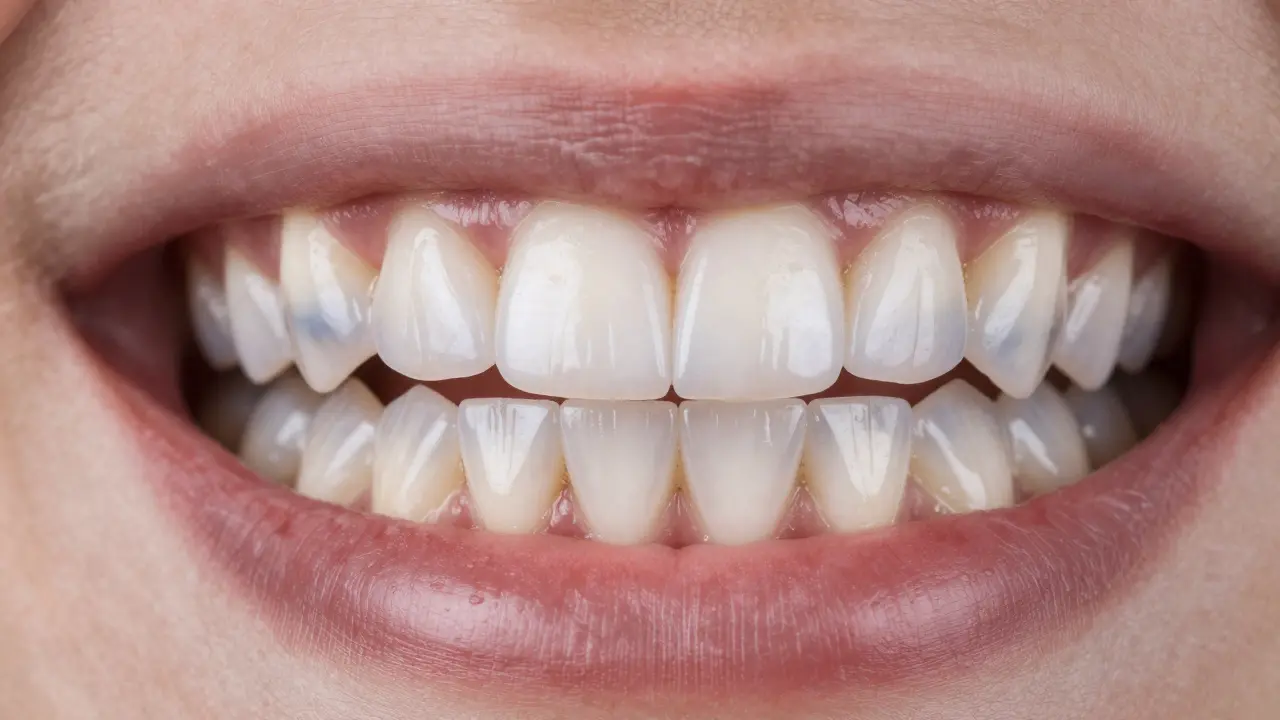 Porovnání přírodních zubů a dokonalých porcelánových mikrovrstev